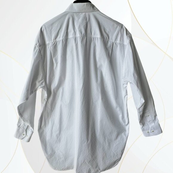 Christian Dior Chemise Cotton Button-Up Dress Shirt White - Picture 3 of 11
